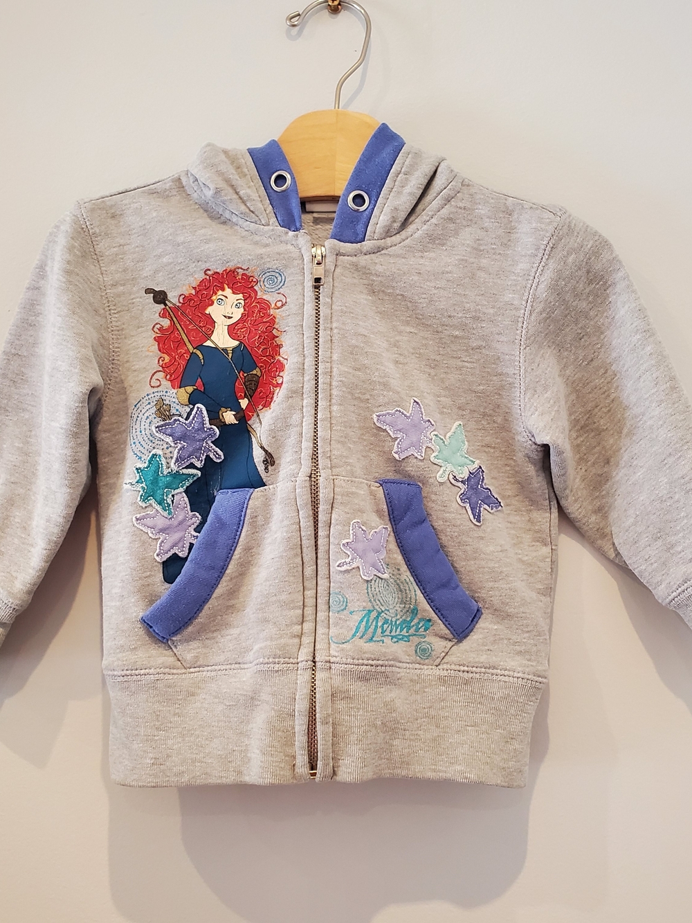 EUC Disney Brave Hoodie - 2/3 yrs